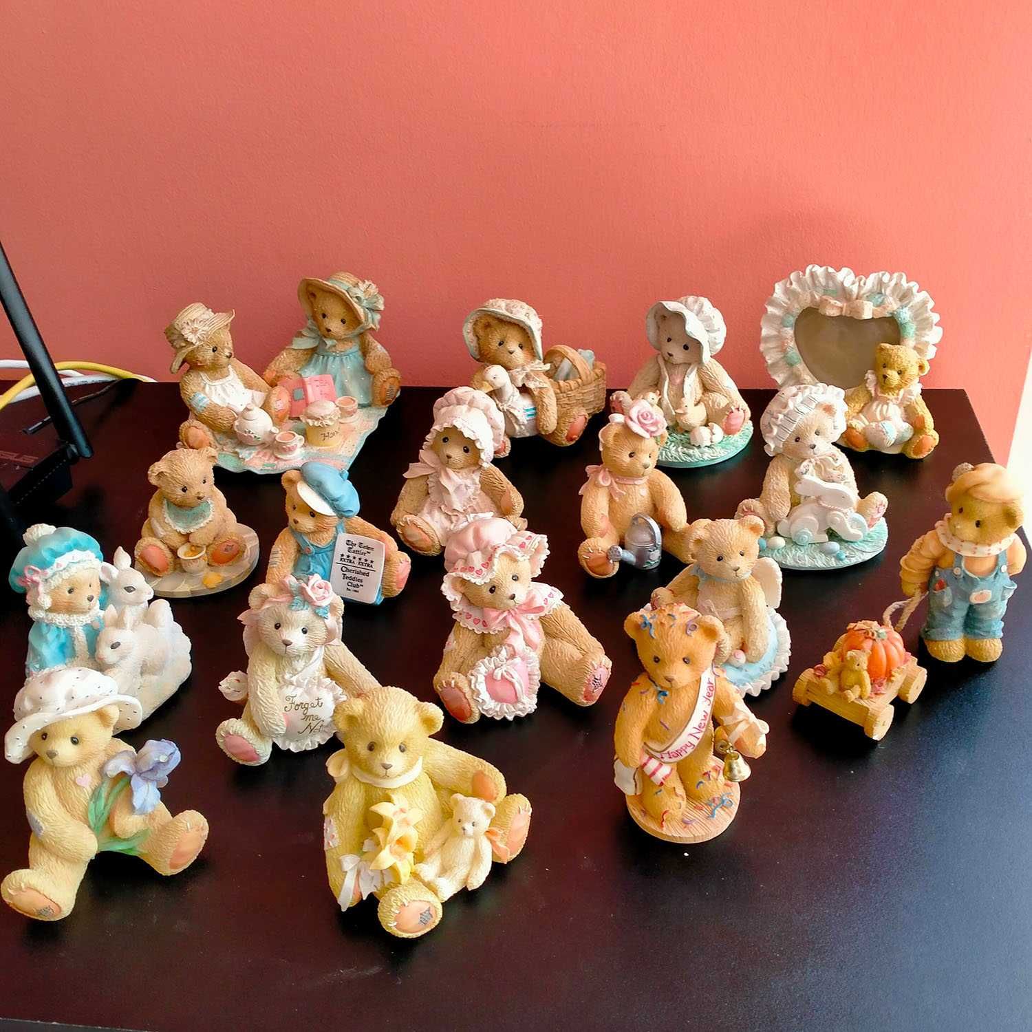 колекция от мечки Cherished Teddies Priscilla Hillman 1991 9 бр