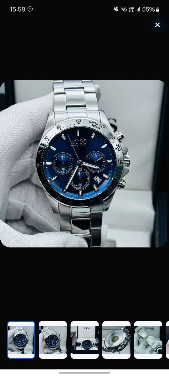 HUGO BOSS Soat Original UK dan olib kelingan