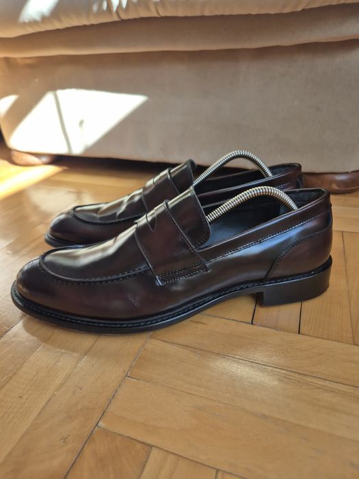 Pantofi lux Dasthon Made in Italy, (Full-Grain) - 43 (29 cm) (Îngust)