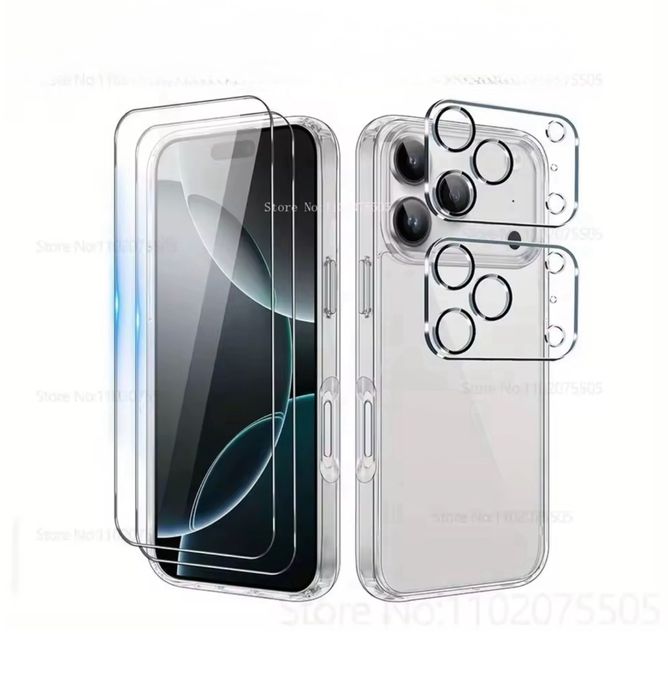 Iphone 17 PRO PRO MAX AIR Duo Pack Folia Clear Camera + Folie Sticla