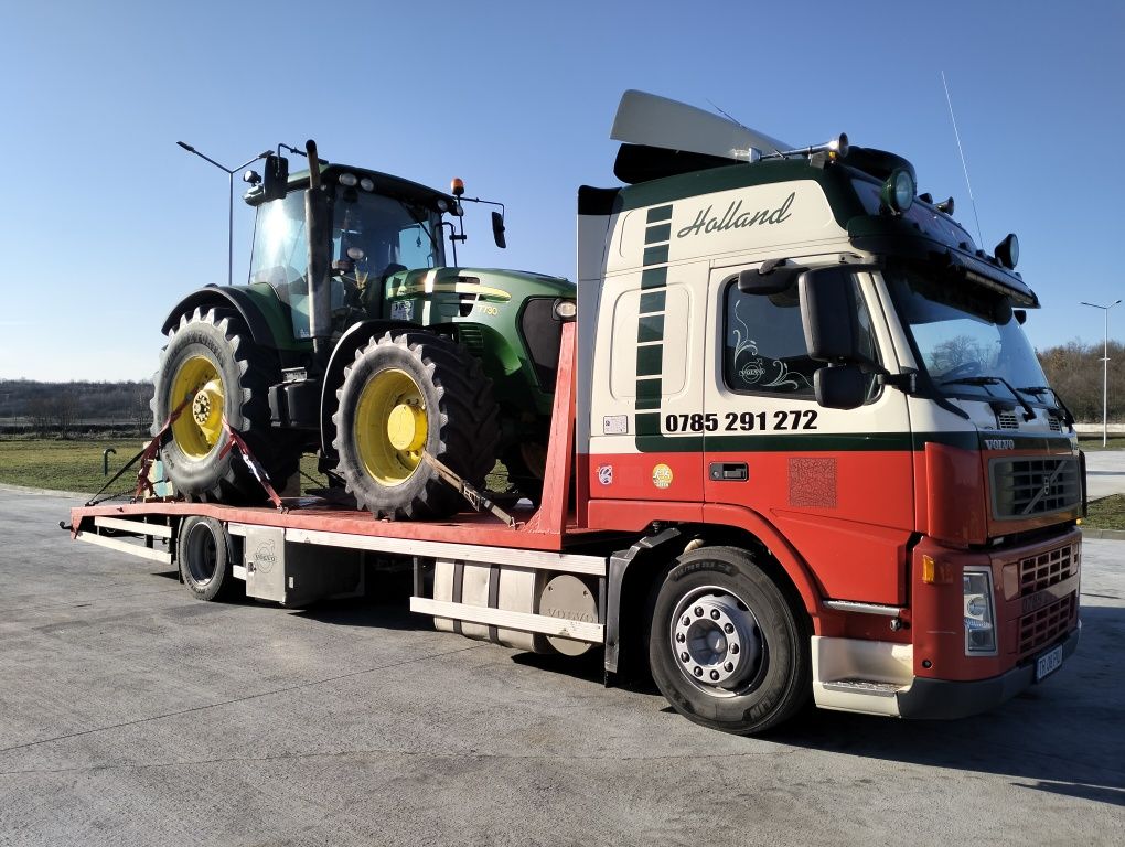 Tractari Auto GIURGIU transport Utilaje Cap tractor 8×4 bascula traile