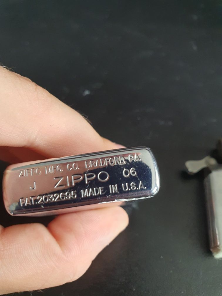 Zippo pat 2032695 din anul 1937 Prima inscriptie zippo