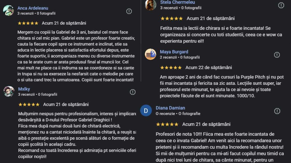 Lecții de chitară (acustică/electrică/bas) - Progresează rapid!