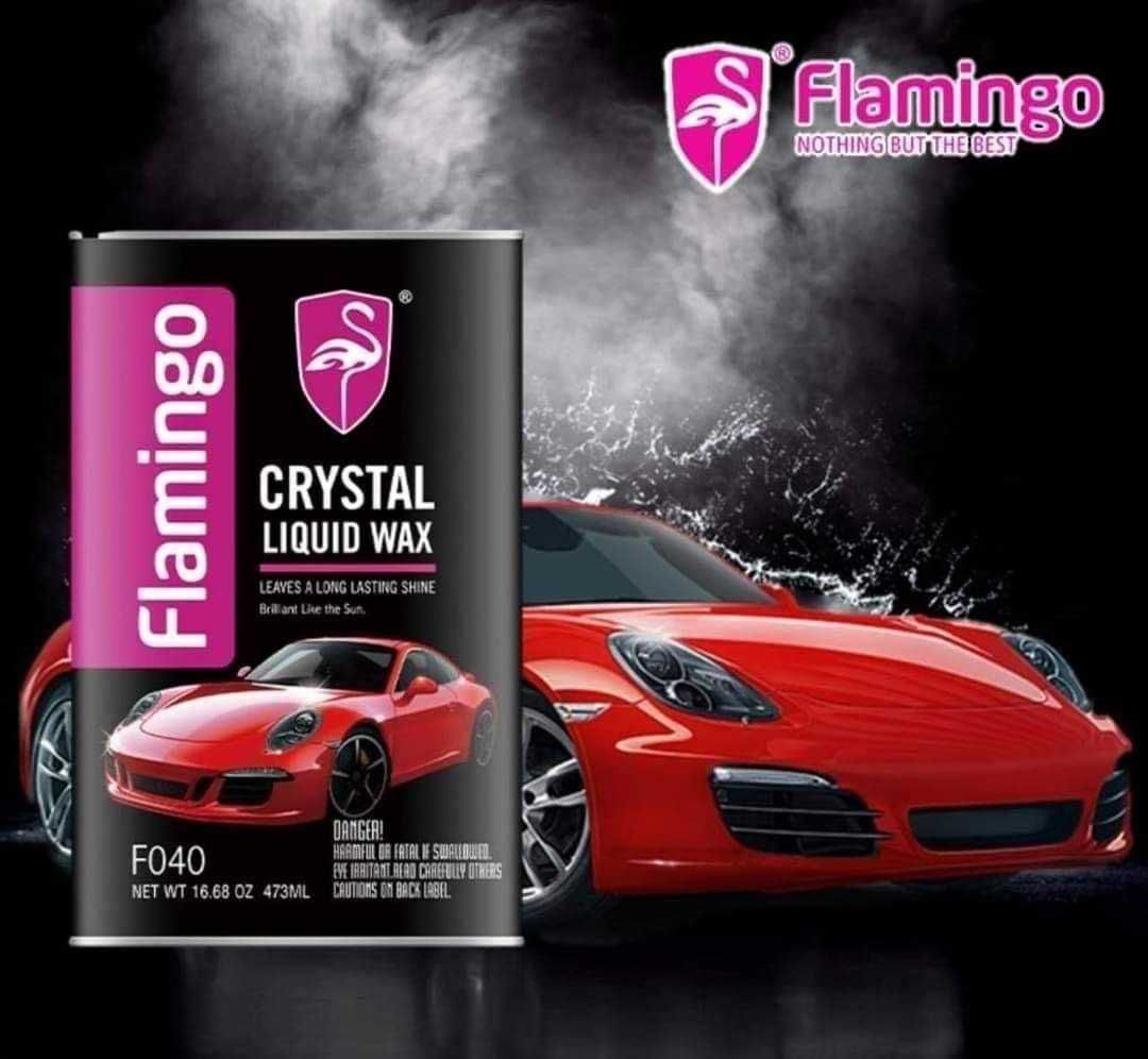 Полираща вакса Flamingo Crystal Liquid Wax 470мл.