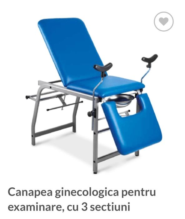 Canapea de examinare ginecologica