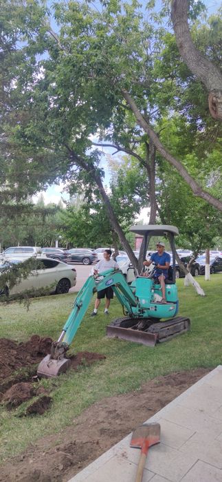 Аренда мини экскаватора эскаватор, канализация водопровод траншея