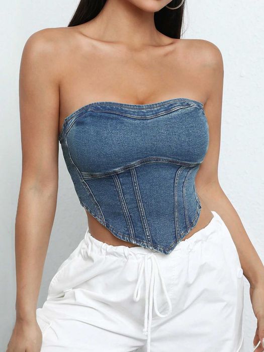 Top denim / Marimea S