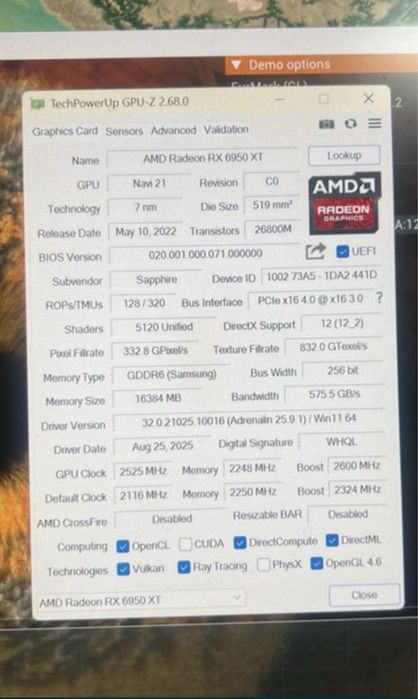 Rx 6950 xt 16 gb vram