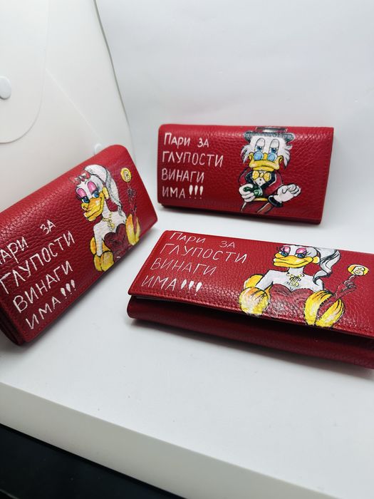 Ръчно рисувани портмонета