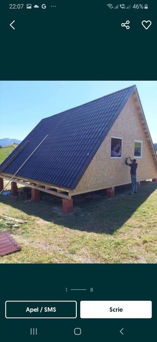 Vând cabana de lemn