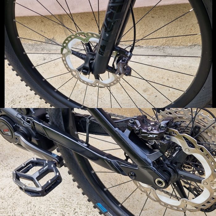Bicicleta electrica Cube Stereo Slx 140 full suspension 2024 carbon