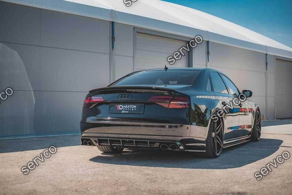 Difuzor bara spate Audi A8 S8 D4 Facelift 2015-2017 v4 Maxton Design