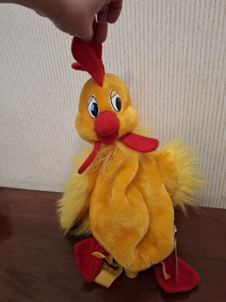 Меховой детский рюкзак