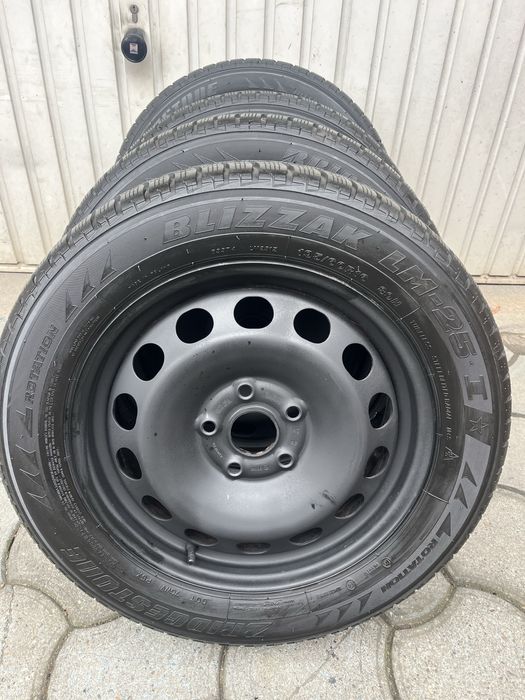 Jante otel 5x112mm, anvelope iarna 195/60 R16, VW, Audi, Seat, Skoda