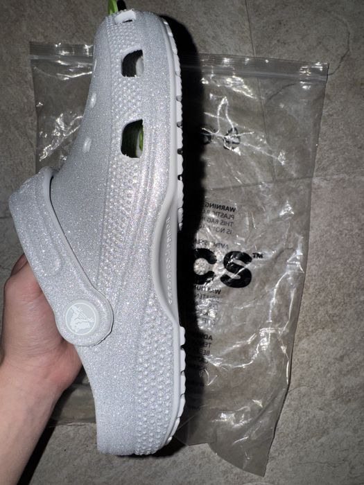 papuci crocs sclipici