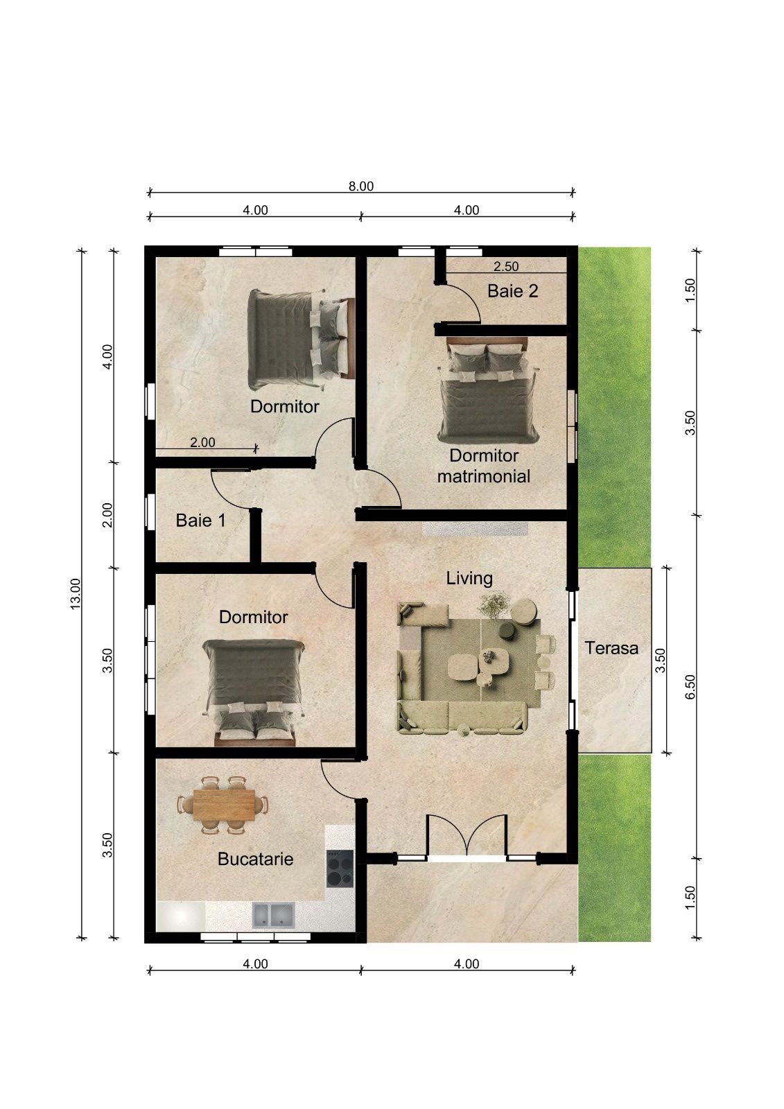 Casa zona centrala Valu lui Traian