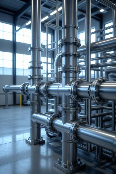 Монтаж нержавеющих трубопроводов