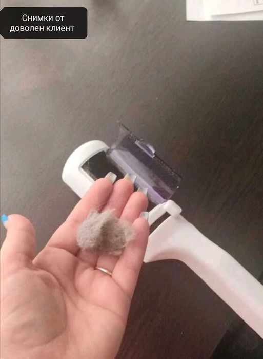 Ефикасна лепкава четка за събиране на косми и козина