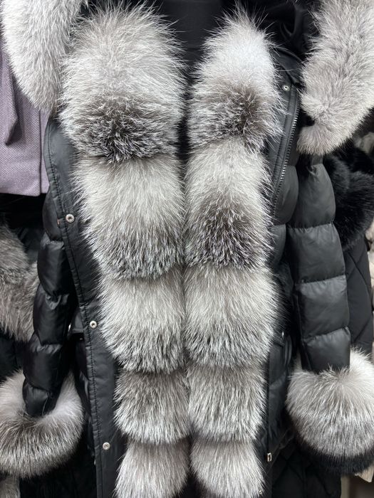 Geaca cu blana naturala