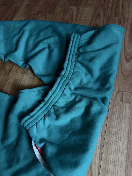 Pantaloni pants sweats joggers Columbia vintage baggy cotton turquois