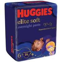 Huggies Elite Soft Pants Night nr. 6 - 3 pachete