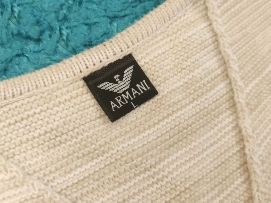 Pulover Emporio Armani - Beige Knitt