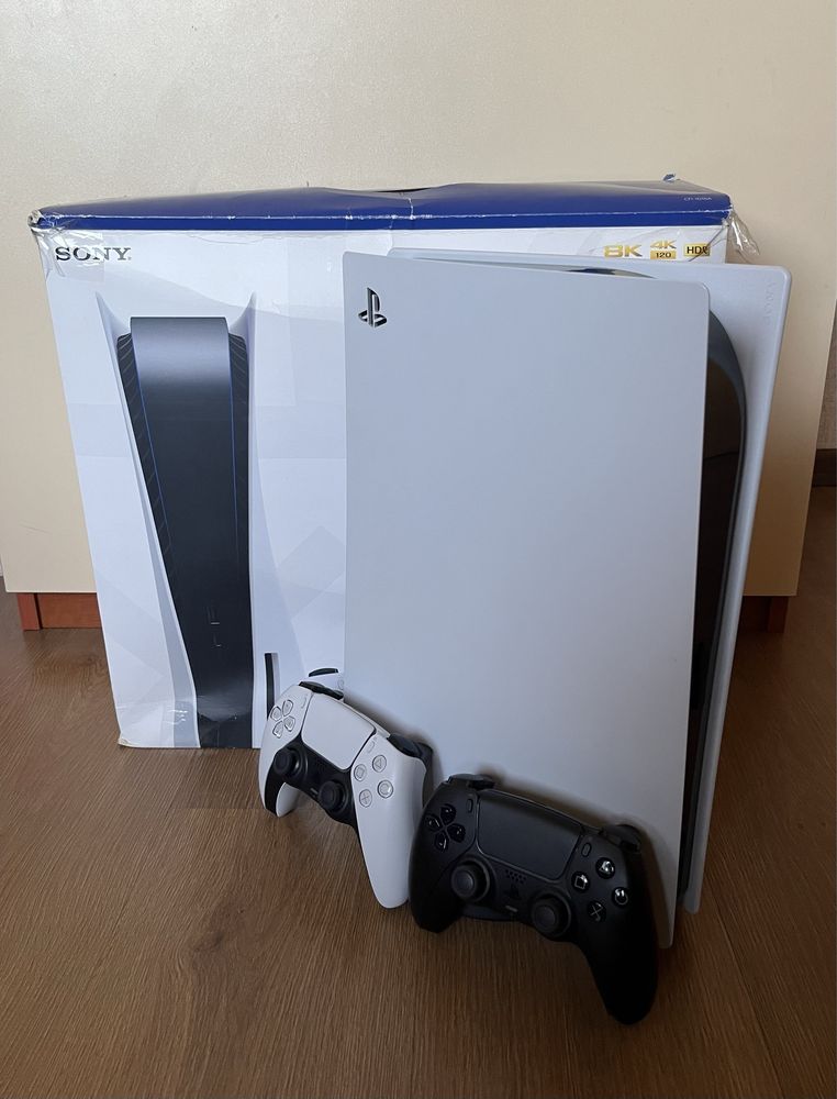 Sony PlayStation 5 disc/Конзола ps5 диск, два джойстика