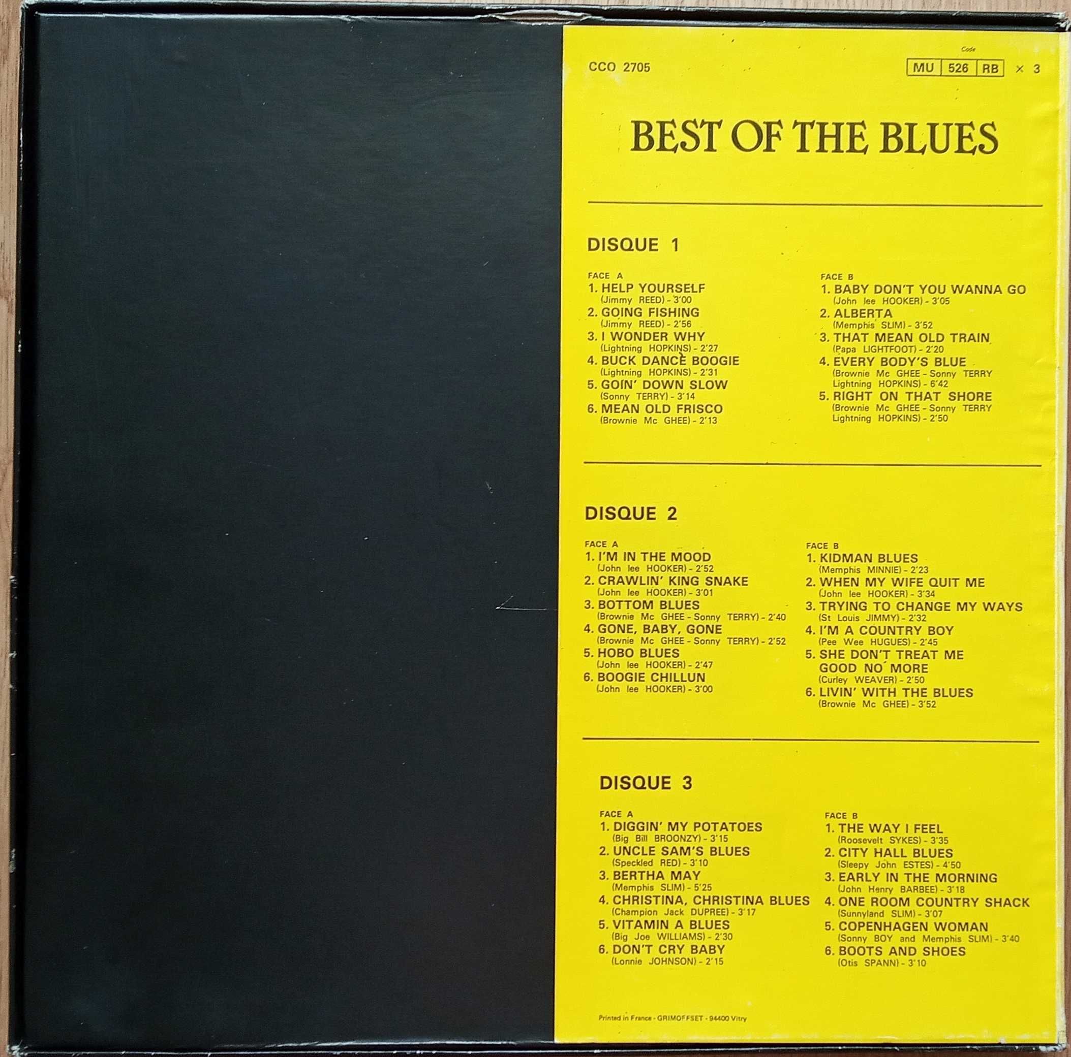 vinil Various – Best Of The Blues () 3XLP