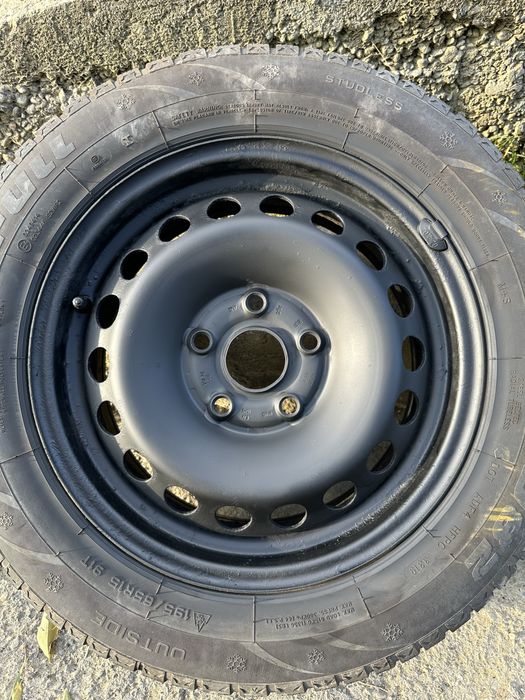 Jante 5x112 R15 / Anvelope iarna 195 65 R15