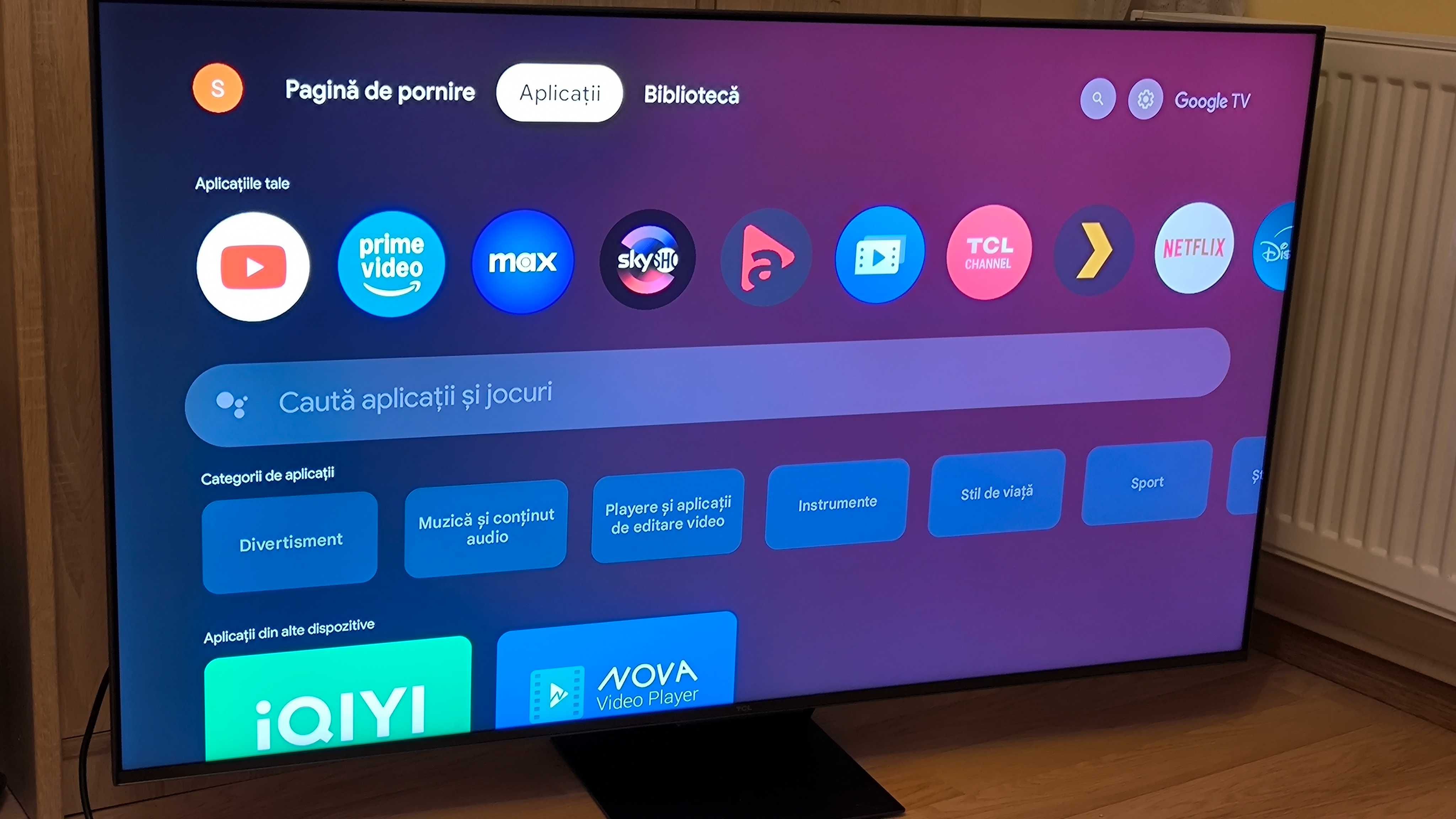 de vanzare tv smart tcl miniled 55c845 , ireprosabil, inca in garantie
