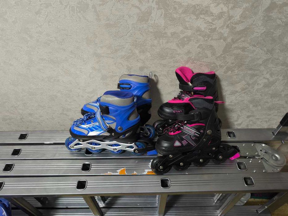 Ролики размером от 41-44 и 31-36 примерно 2 пары продаётся и раздельно