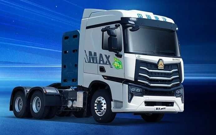 Тягач Howo-Max 460 6x4 CNG метан газли AMT ретардер (2 мост подушкали)