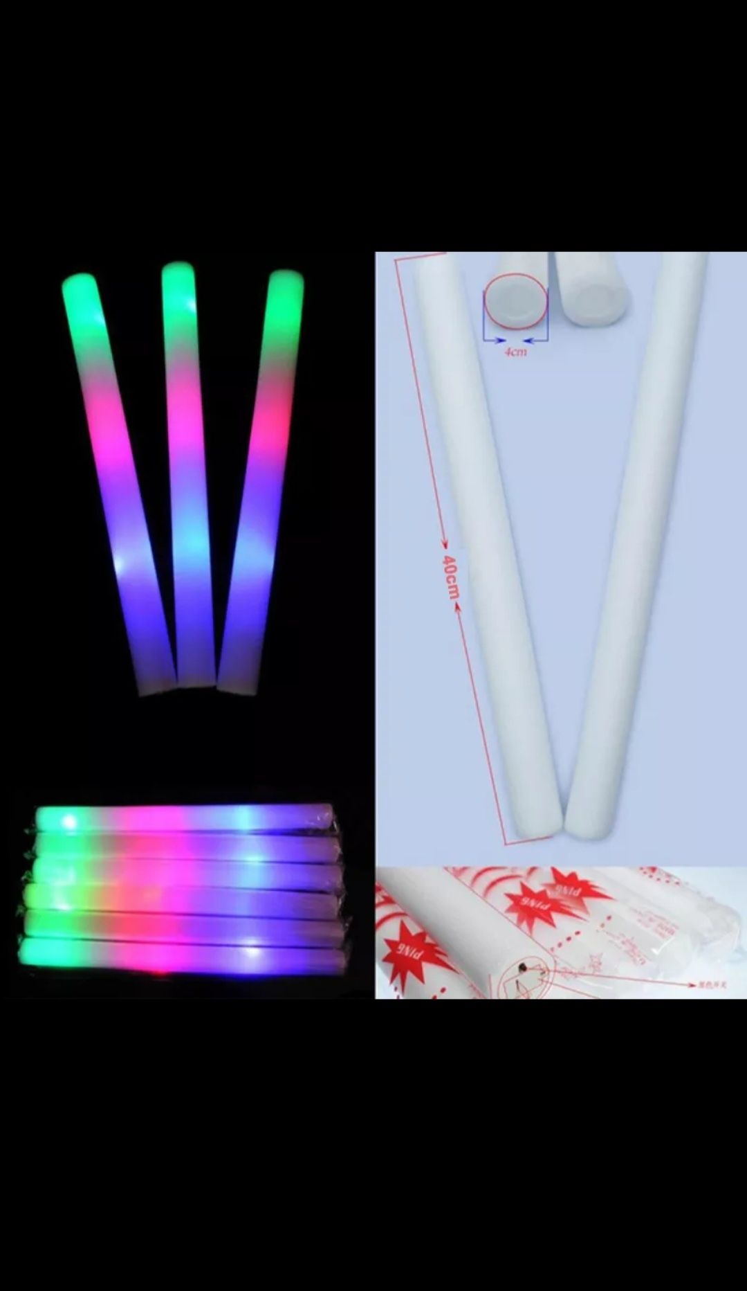 Baghete luminoase (48 cm ambalate individual)