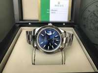 30. Rolex DateJust 41 Blue Dial, Mecanism ETA 3235 SWISS !!!