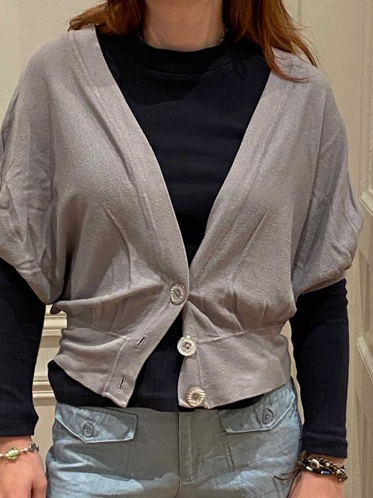 Cardigan cu mânecă scurtă mărime S