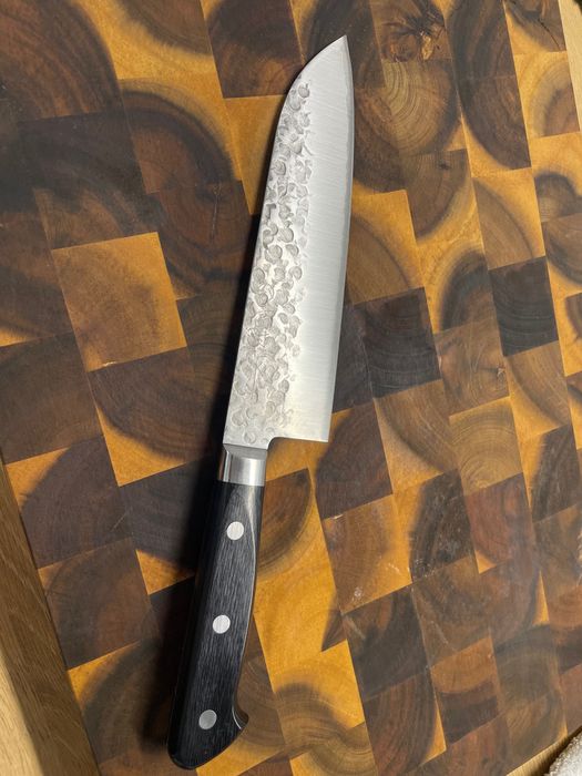 Японски нож сантоку 17 см vg10 стомана - Takamura