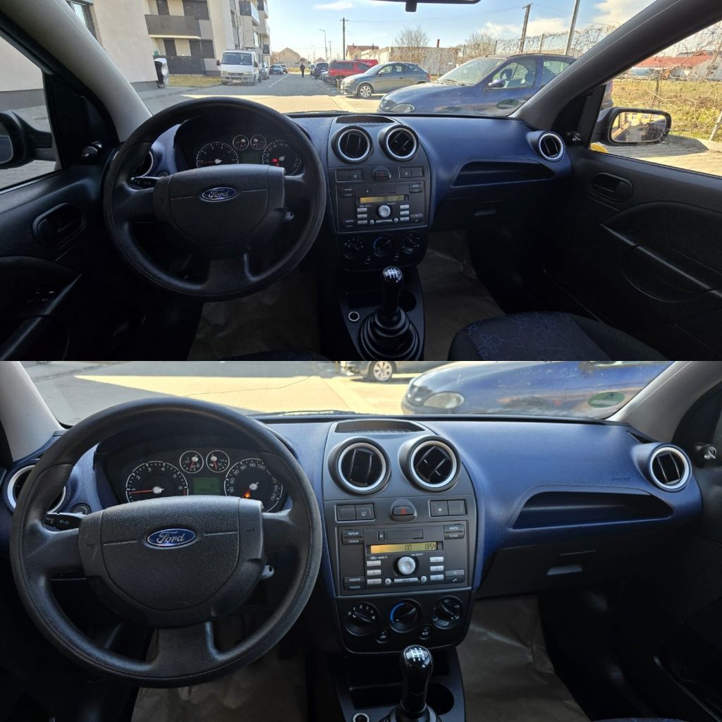 Ford Fiesta Facelift 1.6i/170000km/2007/Senzori parcare/Clima/4usi/