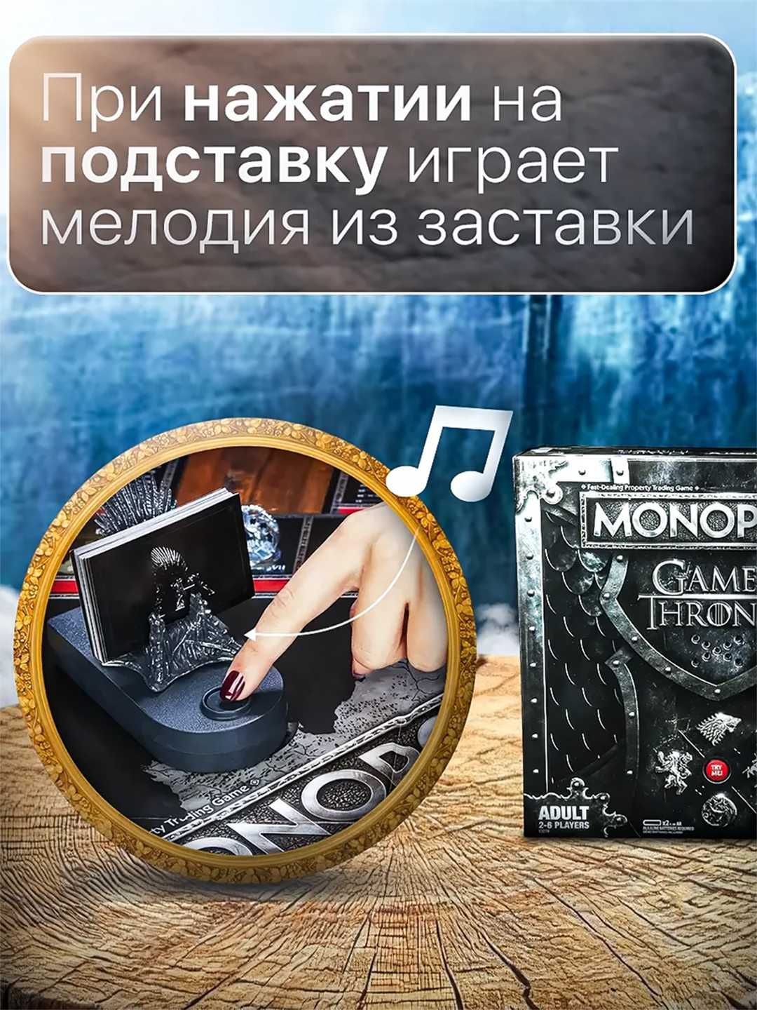 Настольная монополия Игра Престолов Game of Throne