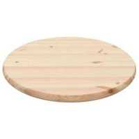 Blat de masă, 20,3043mm, lemn natural de pin, rotund