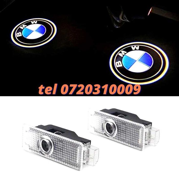 Lampi Portiera Cu Logo Bmw  Led Laser Set 2 Buc