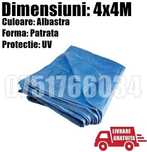Prelata Impermeabila Piscina Dedesupt Lemne 4X4 M  LivratGRATUIT