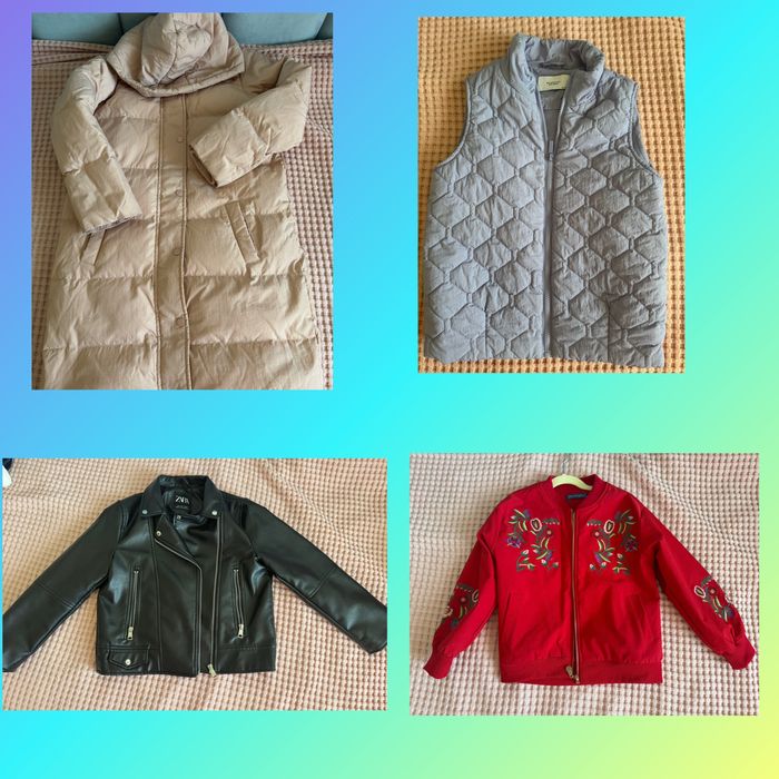 Детски преходни и зимни якета, палто 134р 140р