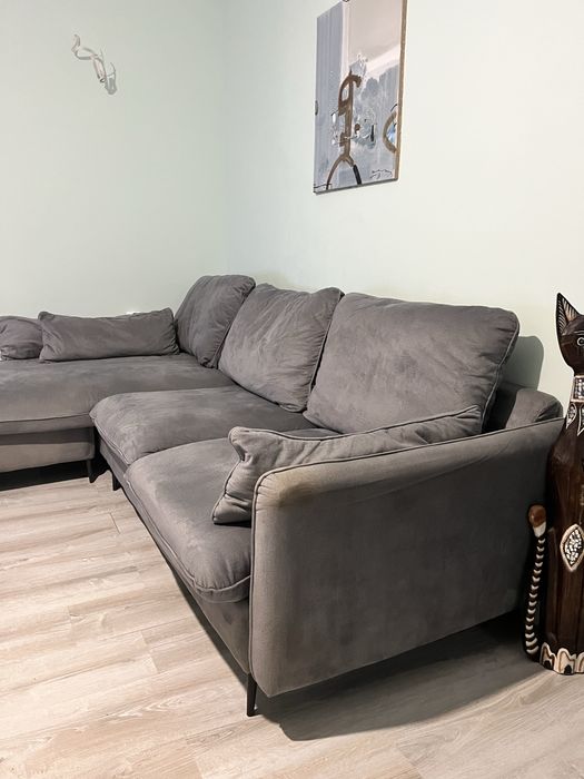 сив диван за хол