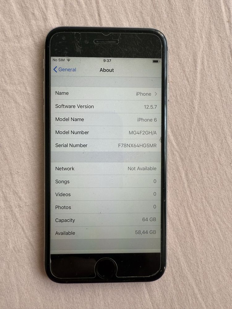 Iphone 6 64 GB отключен