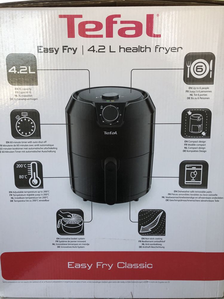 Tefal Easy Fry 4,2 L health fryer 6 porții