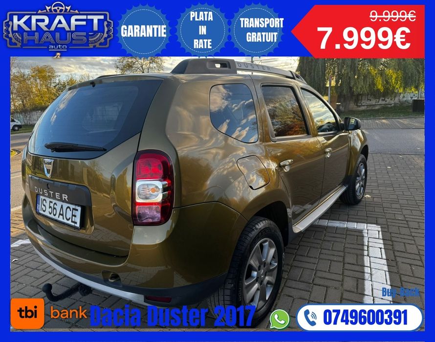 Dacia Duster 2017 1.5dci rate fixe fără avans
