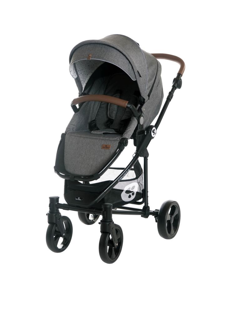 Детска количка 3 in 1 Lorelli Crysta, Сива