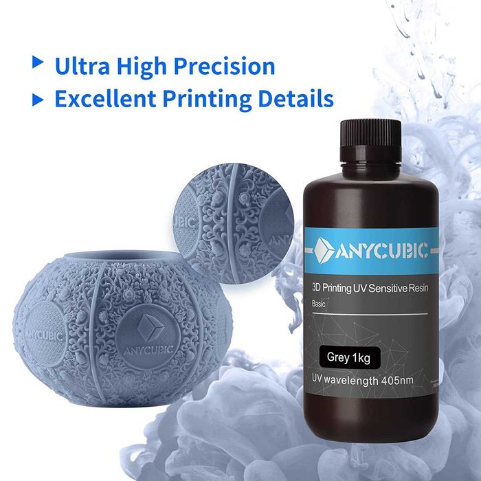 Rasina Anycubic, UV 405nm, pentru imprimante 3D, 1 Kg-135 lei, Ofertă!