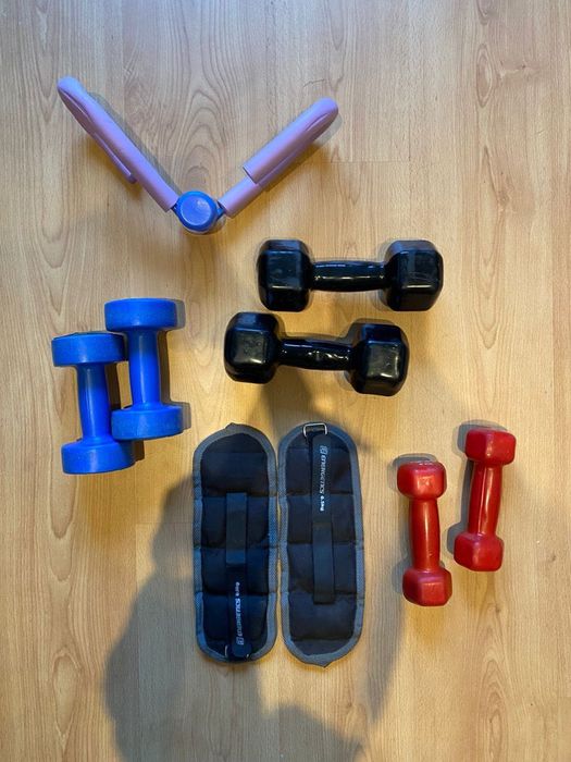 Гири + тежести за глезени/ръце – комплект
