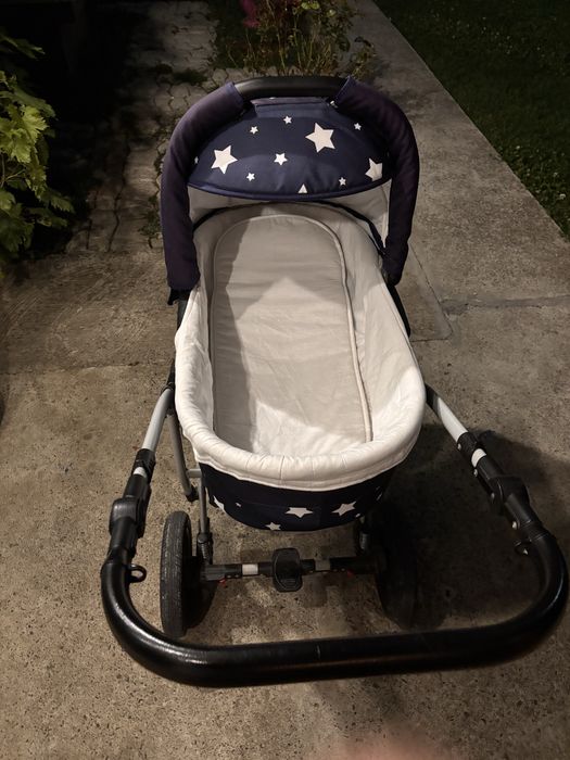 Carut bebelusi cu landou si scoica